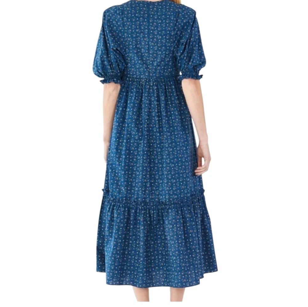 HUNTER BELL PALMER WILD BERRY PRAIRIE MAXI DRESS (SIZE S) - Picture 2 of 8